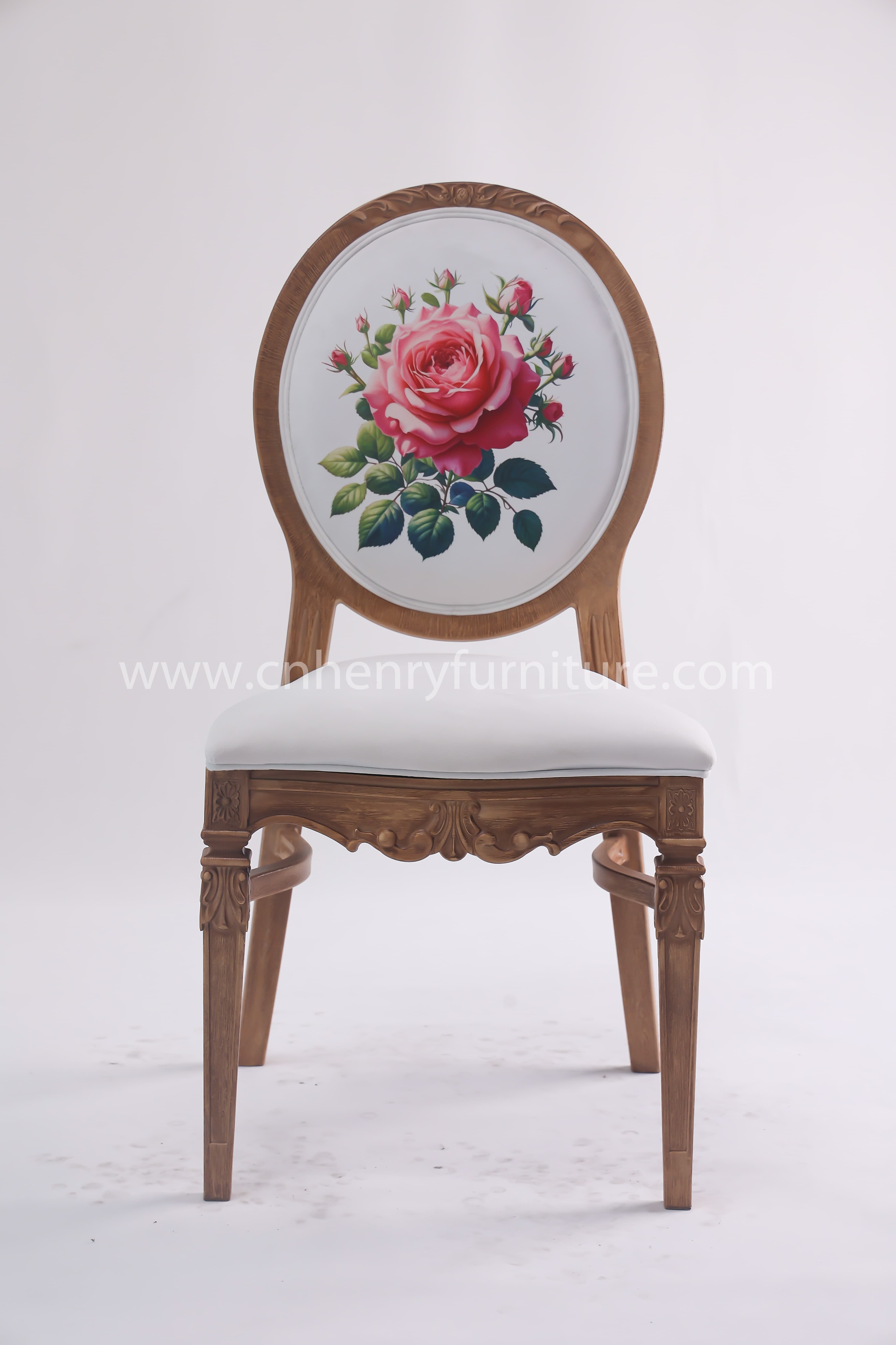 PLASTIC AURELIA CHAIR WOODEN LOOK